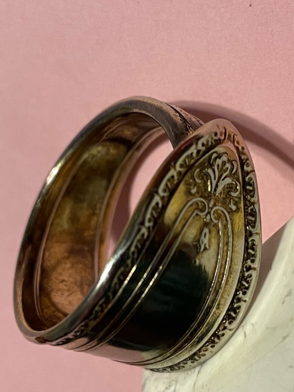 Vintage Ornate Spoon Ring #9147 👑 - Picture 3 of 12